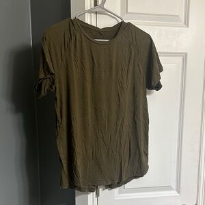 Olive Green Women's Short Sleeve Tee